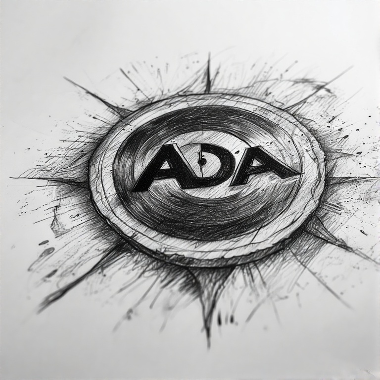 Concept for an ADA Mastered for Vinyl logo
