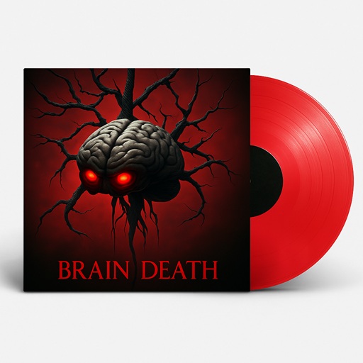 Conceptual Album Art for Brain Death Vinyl Soundtrack